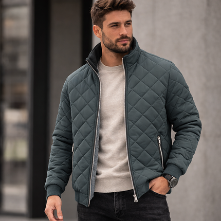 Chaqueta térmica polar forrada premium para hombre