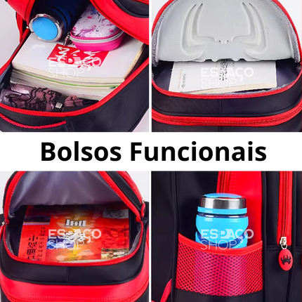 Mochila infantil Spiderman con ruedas