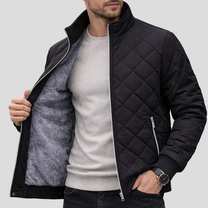 Chaqueta térmica polar forrada premium para hombre