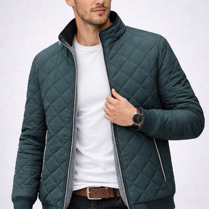 Chaqueta térmica polar forrada premium para hombre