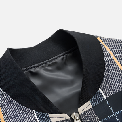 Chaqueta bómber Ansel a cuadros