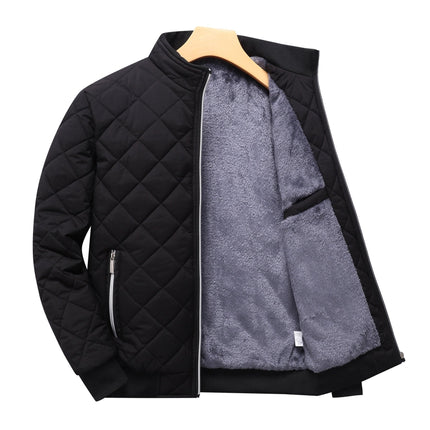 Chaqueta térmica polar forrada premium para hombre