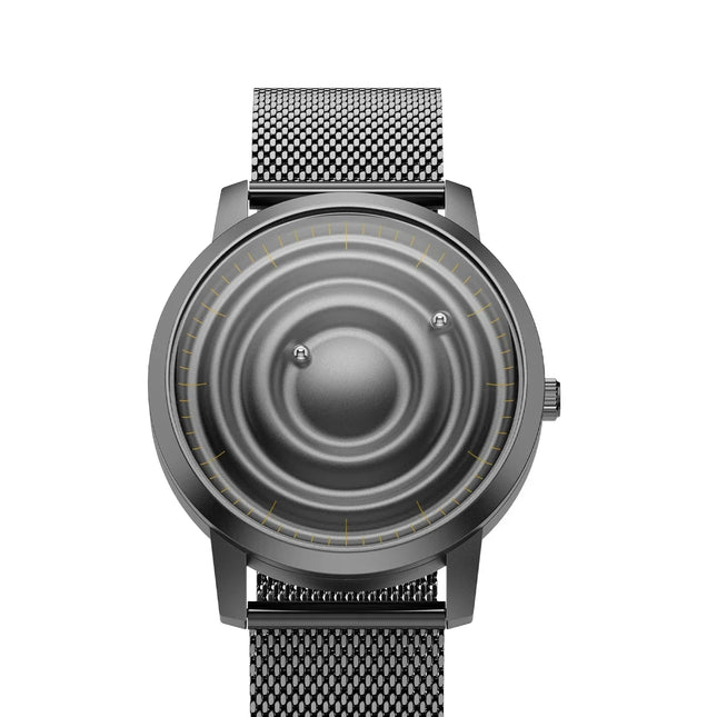 Reloj magnético Orbitra - Reloj de cuarzo minimalista con rodamientos de bolas