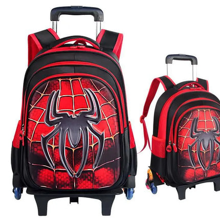 Mochila infantil Spiderman con ruedas