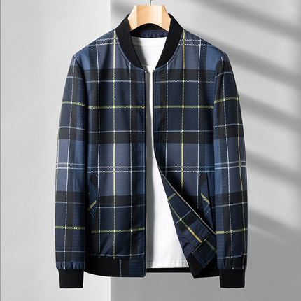 Chaqueta bómber Ansel a cuadros