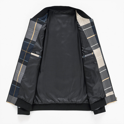Chaqueta bómber Ansel a cuadros