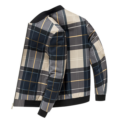 Chaqueta bómber Ansel a cuadros