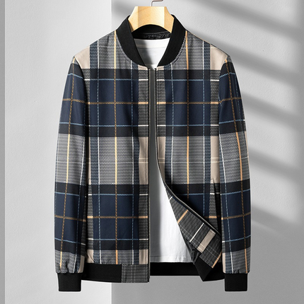 Chaqueta bómber Ansel a cuadros