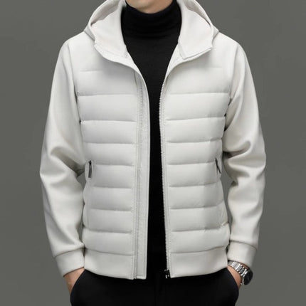 Chaqueta de plumas con monograma Oxford