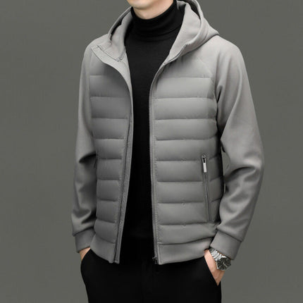 Chaqueta de plumas con monograma Oxford