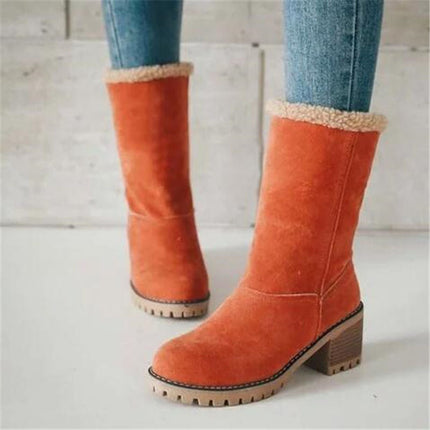 Bota de invierno forrada de lana