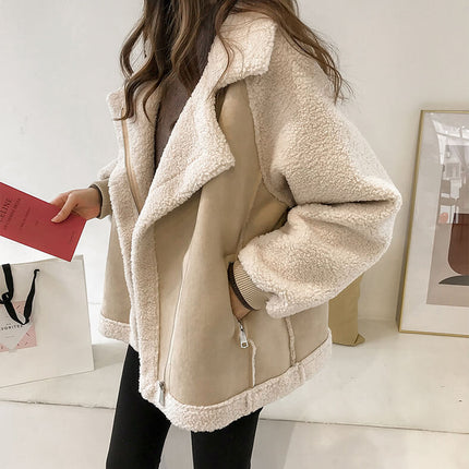Chaqueta de ante para mujer Coralie