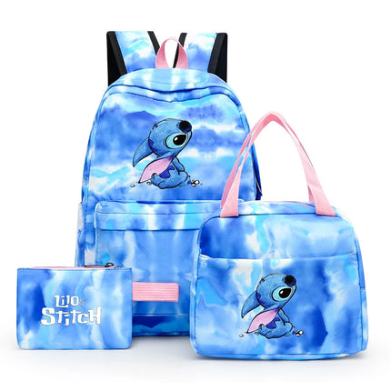 Kit Escolar Mochila y Lonchera - Lilo y Stitch