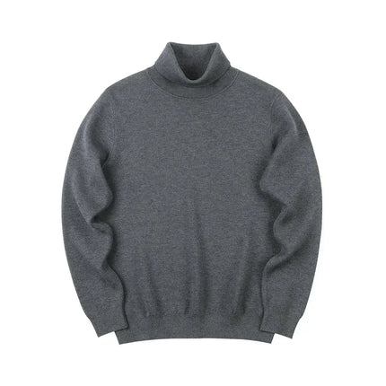 Suéter Masculino Tejido Cuello Alto
