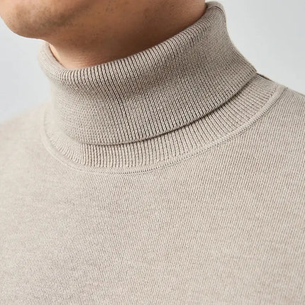 Suéter Masculino Tejido Cuello Alto