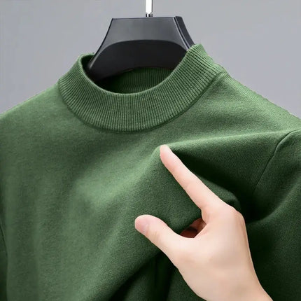 Suéter Masculino de Punto Cuello Redondo