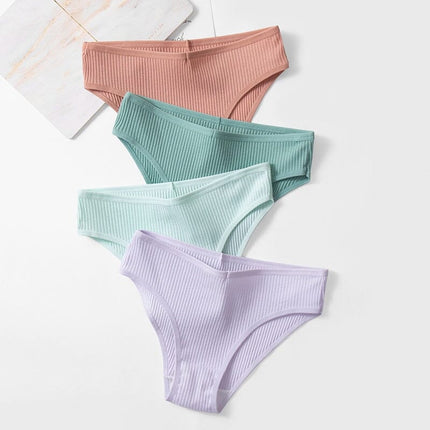 Paquete de 10 bragas antibacterianas | 100% Algodón | Colores Aleatorios