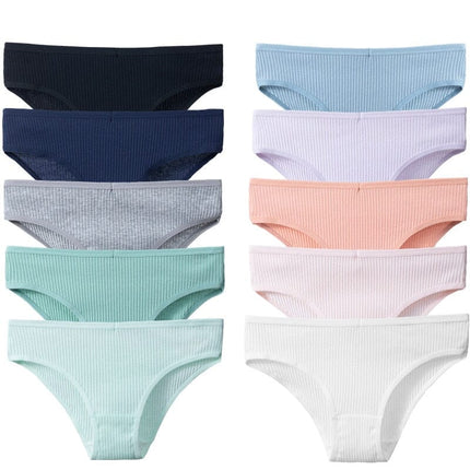 Braguitas Antibacterianas - Compra 5, Lleva 10 | 100% Algodón | Colores Aleatorios