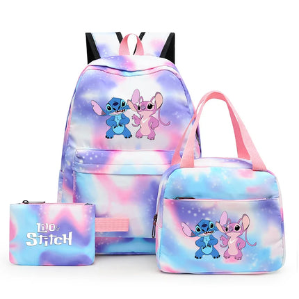 Kit Escolar Mochila y Lonchera - Lilo y Stitch