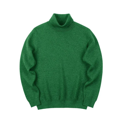 Suéter Masculino Tejido Cuello Alto