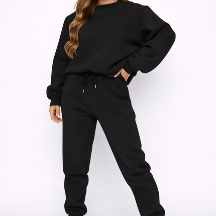 Conjunto de Sudadera y Pantalón para Mujer de Corte Cómodo