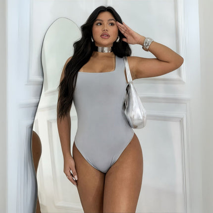 Kit 2 Bodys Femeninos de Suplex sin Mangas Doble Premium