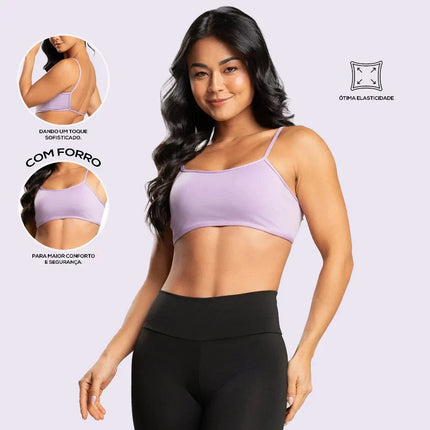 Kit de 3 Tops Cortos de Gimnasio con Escote en la Espalda - Tirantes Finos y Tejido Ligero