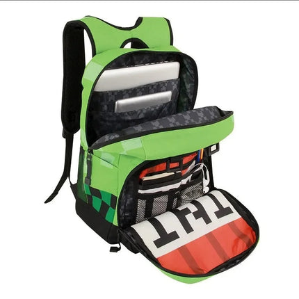 Mochila Escolar Infantil Minecraft