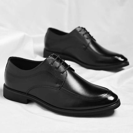 Zapatos de vestir de cuero italiano - Ropa formal elegante para hombre