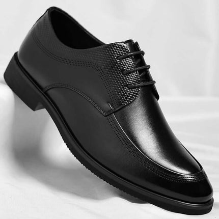 Zapatos de vestir de cuero italiano - Ropa formal elegante para hombre