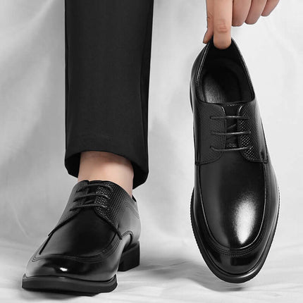 Zapatos de vestir de cuero italiano - Ropa formal elegante para hombre