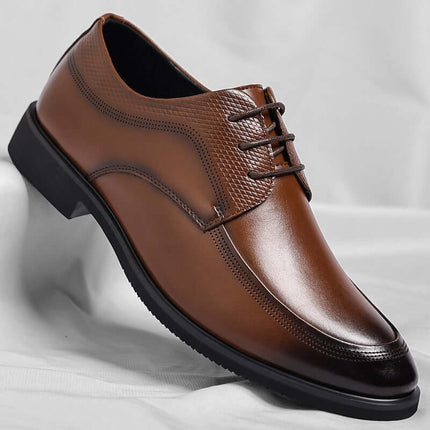 Zapatos de vestir de cuero italiano - Ropa formal elegante para hombre