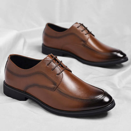 Zapatos de vestir de cuero italiano - Ropa formal elegante para hombre