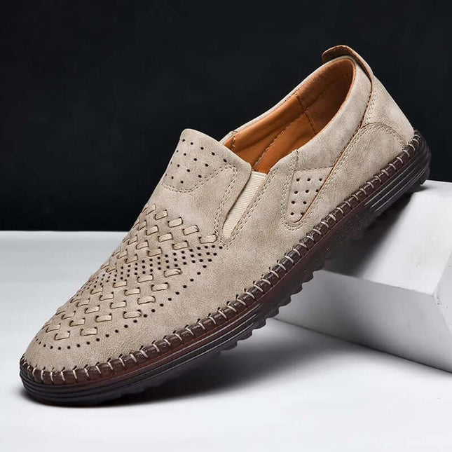 Mocasines de piel auténtica Roma
