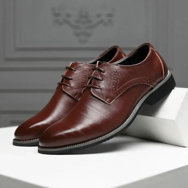 Zapatos de vestir con punta de ala Roma - Piel sintética de primera calidad