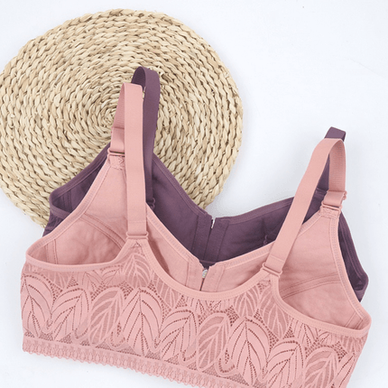 Kit de 2 Sujetadores de Encaje y Algodón Tallas Grandes - Soft Confort