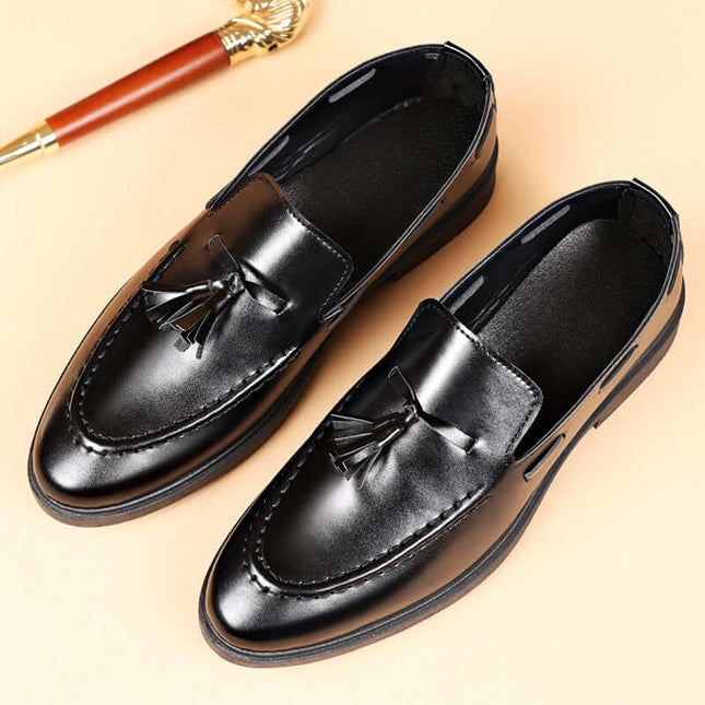 Mocasines Valente con borlas de cuero