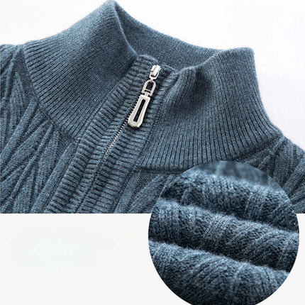 Sudadera Valerio con cuello de cremallera