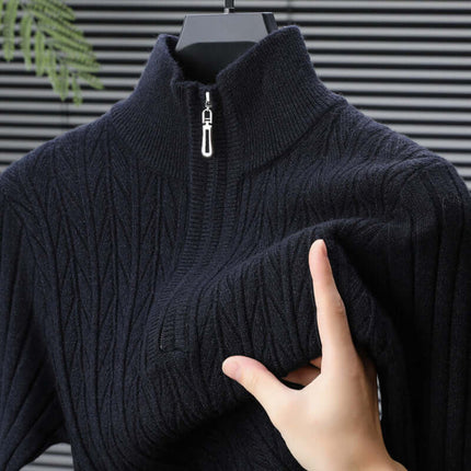 Sudadera Valerio con cuello de cremallera